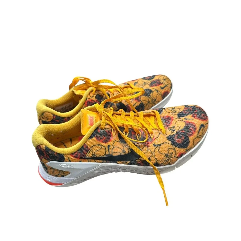 Nike Metcon 4 XD Premium Floral Gold Training Shoe Women’s 8 CrossFit HIIT